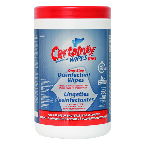 Plus Disinfectant Wipes Canister